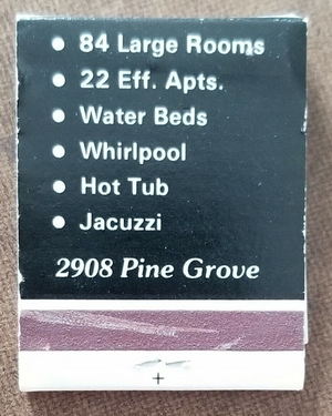 Colonial Motor Inn (Howard Johnsons) - Matchbook (newer photo)